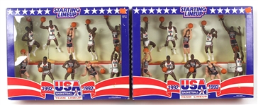 1992 Dream Team USA Starting Line-Up Figures Complete Team MIB (2 sets) 