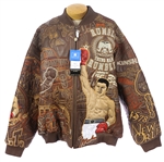 2007 Muhammad Ali Adidas Al Wissam Limited Edition Leather Jacket G.O.A.T. #1068 of 1097 RARE