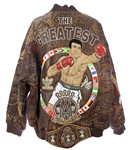 2007 Muhammad Ali Adidas Al Wissam Limited Edition Leather Jacket G.O.A.T. #1068 of 1097 RARE