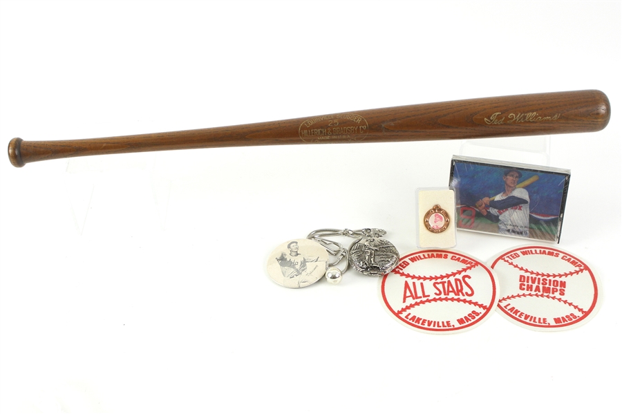 1950’s-80’s Ted Williams Memorabilia Collection (Lot of 6)