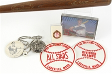 1950’s-80’s Ted Williams Memorabilia Collection (Lot of 6)