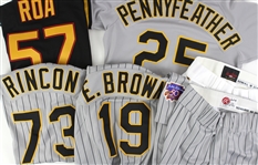 1992-2009 Pittsburgh Pirates Game Issued/Used Jerseys & Pants Collection (Lot of 12)(MEARS LOA)