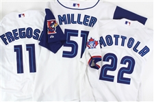1993-2007 Toronto Blue Jays Game Issued/Used Jersey Collection (Lot of 8)(MEARS LOA)