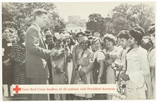 1963 John F Kennedy Teen Red Cross Poster 11”x17” Poster
