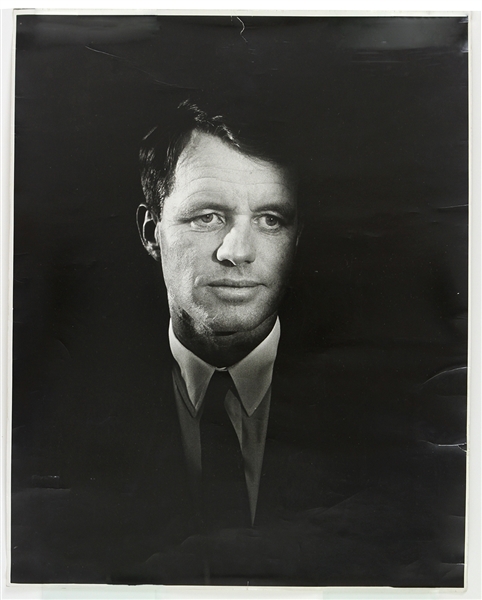 1960’s Robert Kennedy Original Bland and White 16”x20” Photo