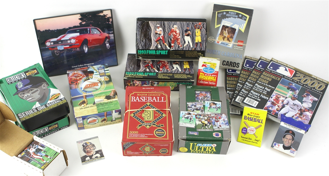 1993 Classic Four Sport Draft Pick Cards, 1994 Signature Rookies, and Misc. 