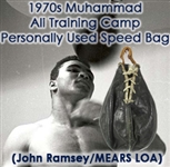 1970s Muhammad Ali Training Camp Personally Used Speed Bag (LOA John Ramsey, MEARS LOA)