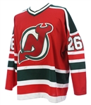 1990-1992 Paul Stastny New Jersey Devils Jersey & Tackla Soviet Union CCCP Jersey(MEARS LOA)