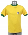 1970 Pele Brazil National Soccer Team Signed Jersey (JSA)