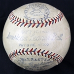 1927-31 OAL Barnard Baseball Misc Signed Baseball (JSA)