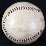 1927-31 OAL Barnard Baseball Misc Signed Baseball (JSA)