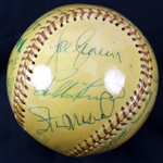 1977-1984 OAL Lee MacPhail Baseball Hall of Famers Multi-Signed Baseball w/ 20 Signatures (PSA/DNA)