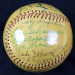1977-1984 OAL Lee MacPhail Baseball Hall of Famers Multi-Signed Baseball w/ 20 Signatures (PSA/DNA)