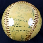 1977-1984 OAL Lee MacPhail Baseball Hall of Famers Multi-Signed Baseball w/ 20 Signatures (PSA/DNA)