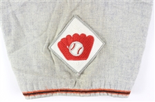1951 George Spencer New York Giants Game Worn Road Jersey W/ Giants Cap (MEARS LOA/JSA)