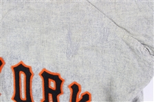 1951 George Spencer New York Giants Game Worn Road Jersey W/ Giants Cap (MEARS LOA/JSA)