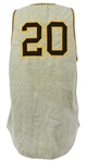 1958 Hank Foiles Pittsburgh Pirates Game Worn Road Vest (MEARS LOA)