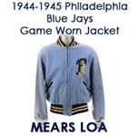 1944-1945 Philadelphia Phillies / Blue Jays Game Worn Jacket(MEARS LOA)