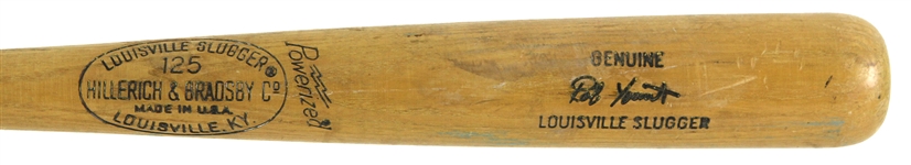 1976 Robin Yount Milwaukee Brewers “Liberty bell – Less” H&B Louisville Slugger Professional Model Bat (MEARS A9)