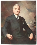 1945-1953 Harry Truman White House 8x10 Color Photo