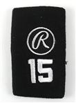 2000s Rafael Furcal Atlanta Braves Game Used #21 Rawlings Game Worn Wristband (MEARS LOA)