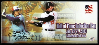 2003 Gary Carter Signed LE Commemorative Baseball Hall of Fame Induction FDC (JSA)