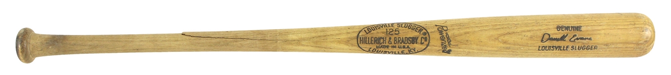 1973-75 Darrell Evans Atlanta Braves H&B Louisville Slugger Professional Model Game Used Bat (MEARS LOA)