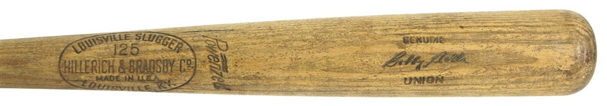 1961-64 Bobby Avila Post Career H&B Louisville Slugger Professional Model "Union" Bat (MEARS LOA)