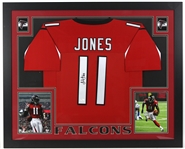 2012 Julio Jones Atlanta Falcons 36" x 44" Framed Display w/ Signed Jersey (*JSA*)