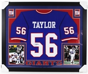 2016 Lawrence Taylor 36" x 44" Framed Signed Jersey *JSA*