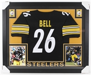 2016 La’veon Bell Pittsburgh Steelers 36" x 44" Framed Signed Jersey *JSA*