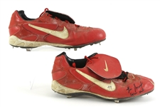 1990’s Lee Smith Game Used Cleats (MEARS LOA/JSA)