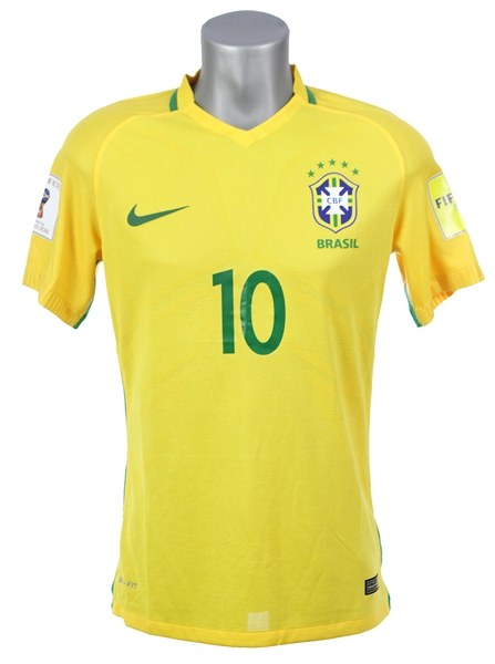 2017 Neymar Brazil National Soccer Team Jersey