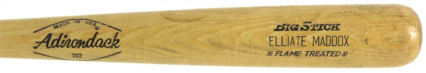 1974-1976 Elliate Maddox New York Yankees Game Used Bat (MEARS LOA)(PSA/DNA)