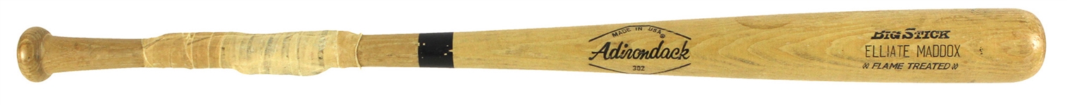 1974-1976 Elliate Maddox New York Yankees Game Used Bat (MEARS LOA)(PSA/DNA)