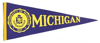 1960s-Present 30 Football Pennants (Lot of 9)