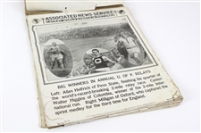 1923 Associated News Service 14 x 17 Latest World Events in Pictures (60+ Pages)
