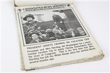1923 Associated News Service 14 x 17 Latest World Events in Pictures (60+ Pages)