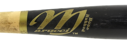 2008 Albert Pujols St. Louis Cardinals Autographed Marucci Bone Rubbed Game Used Bat (MEARS A10 / PSA) MVP Season!!!