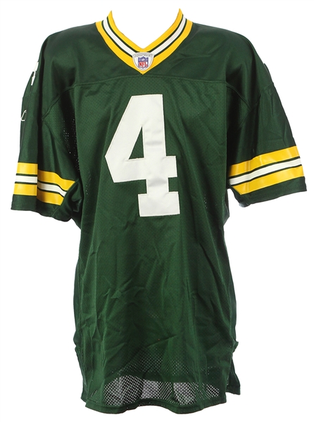 2002 Brett Favre Green Bay Packers Autographed & Inscribed Home Jersey (Favre LOA/PSA/DNA)