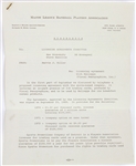 1972 Edward Emil Kranepool Uniform Player's Contract, Memorandum, and Benefit Plan Booklet (JSA)