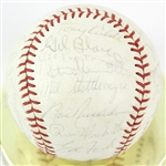 1960s Mickey Mantle (Clubhouse), Roger Maris (Clubhouse), & New York Yankees Team Signed Non Official Baseball (JSA)