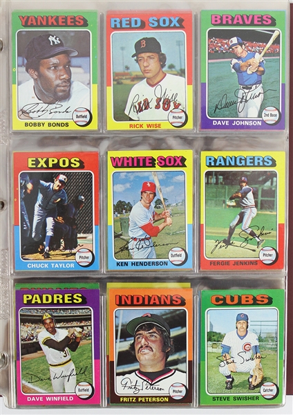 1975 Topps Mini Complete Set (660/660) "This Set Is Begging To Be Graded"