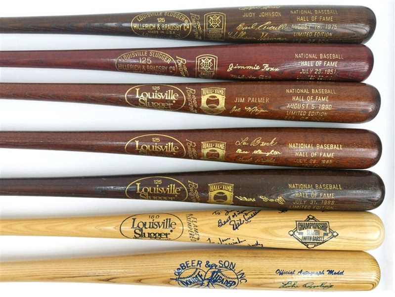 1980s to Present Collection of Baseball Memorabilia Including HOF Bats, Autographs, More