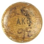 1950s-1960s Ernie Banks, George Altman Autographed Baseball/1970s Al Kaline Bat (Lot of 3)(JSA)