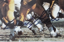 Mickey Mantle Facsimile Autographed Plaque/Bart Starr Autographed Photos/Paul Hornung Photo (JSA)