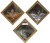 1994 Miller High Life Set of 3 Scott Zoellick Mirrors 