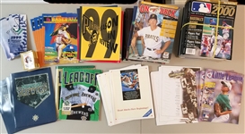 1970s - 1990s Baseball and Football Media Guides, Magazines, Schedules (Lot of 900+)