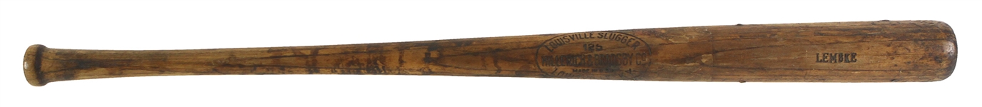 1920s Lembke H&B Louisville Slugger Professional Model Game Used Bat (MEARS LOA)