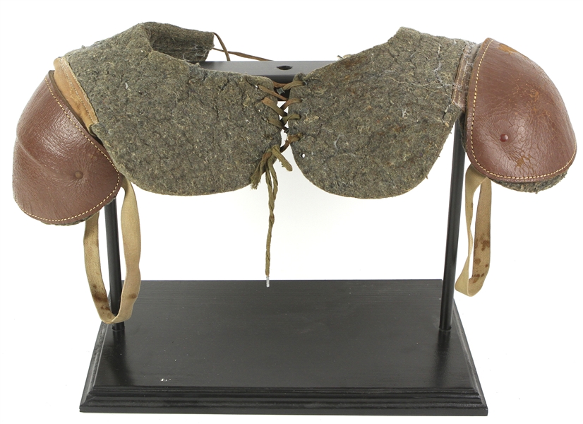 1920s Vintage Leather Football Shoulder Pads